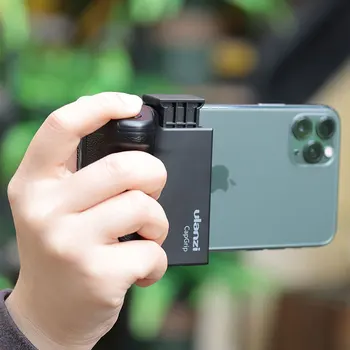 

Ulanzi CapGrip Smartphone Selfie Booster Wireless Bluetooth Remote Control Phone Shutter Anti-Shake Handle Grip Stabilizer Stand