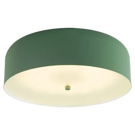 Green lampshade Современный потолочный светильник для спальни, декоративный Железный светодиодный потолочный светильник для коридора/столовой/гостиной, потолочные светильники - Цвет корпуса: Green lampshade