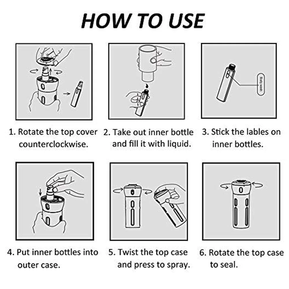 Путешествия 4 в 1 диспенсер для шампуня лосьон гель для душа мыло бутылка аксессуары пустая бутылка для многоразового использования тюбик