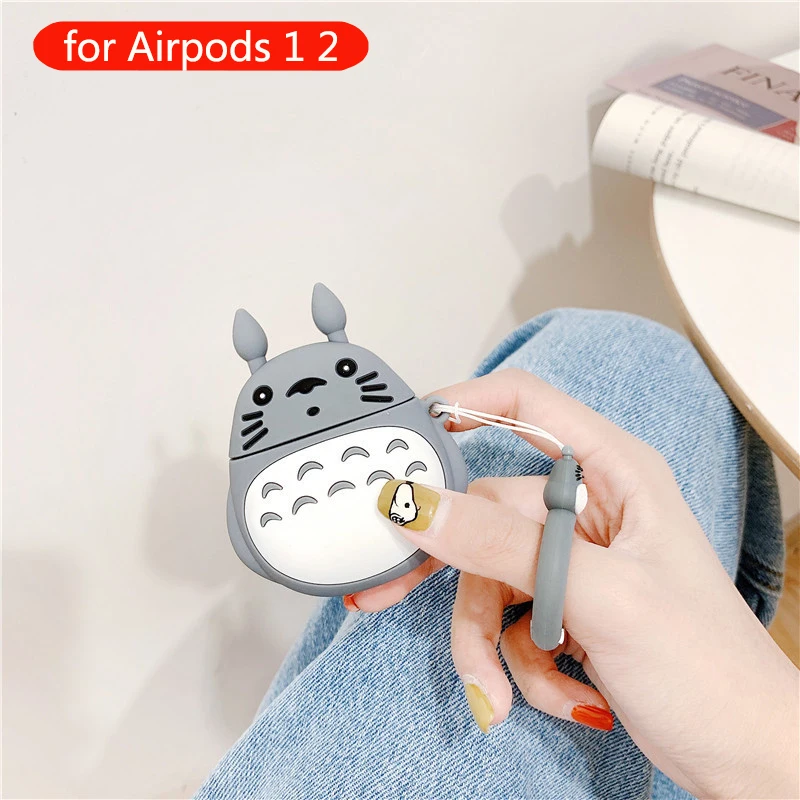 46 Мультфильм милый Беспроводной Bluetooth наушники чехол для Apple Airpods 2 гарнитура Мягкая силиконовая защитная крышка для задней панели чехол для Airpods аксессуары - Цвет: 46