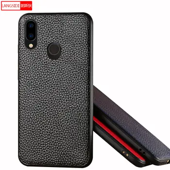 

Genuine Leather Classic business phone case for Huawei Nova 3 Mate RS Honor 10 Nova 2s P Smart Anti-fall wearable phone case