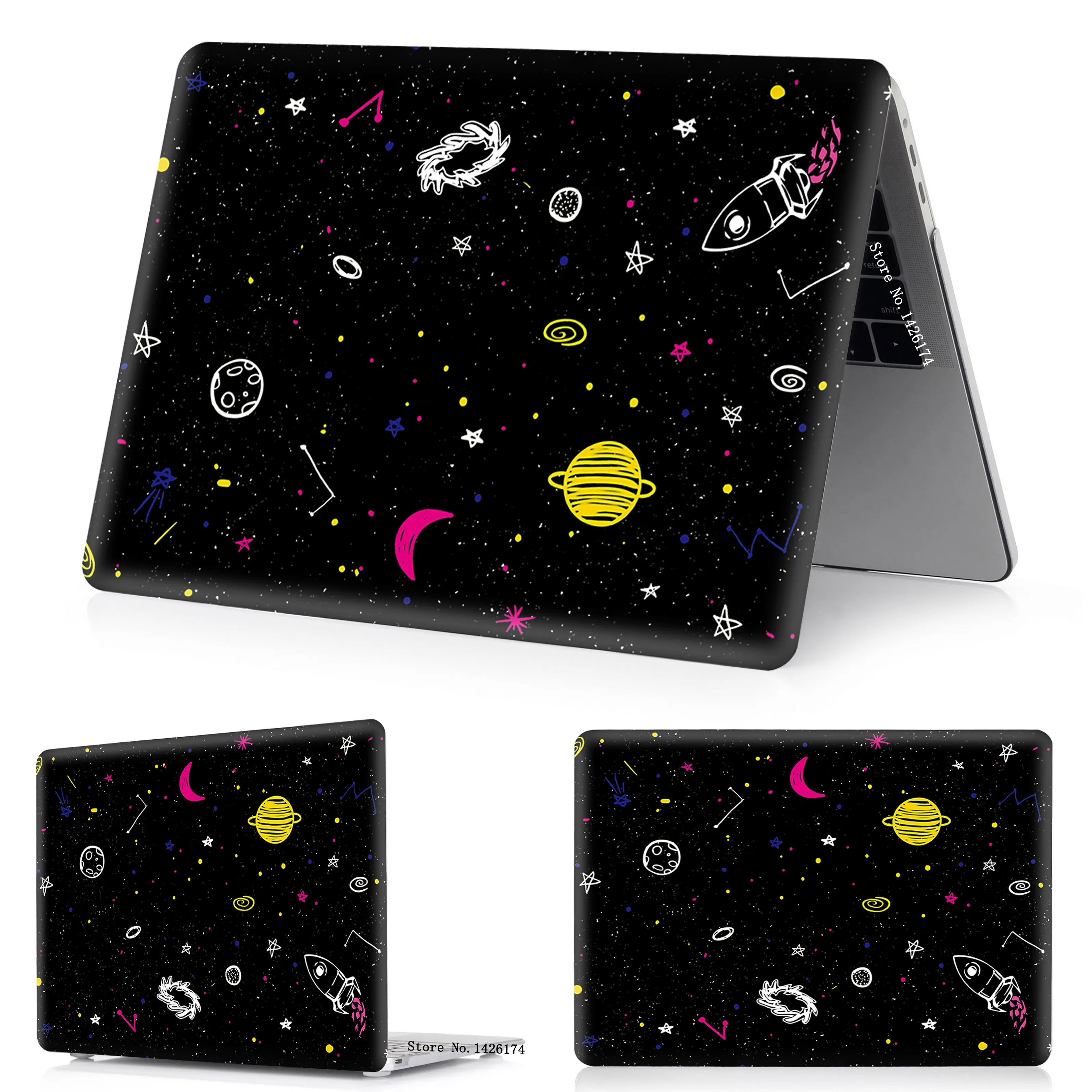 tai kong cai hui Чехол для MacBook Air 11 13 дюймов A1466 A1932 Pro 12 13 15 retina A1502 A1706 A1708 A1989 A2159 пространство чехол - Цвет: tai kong cai hui
