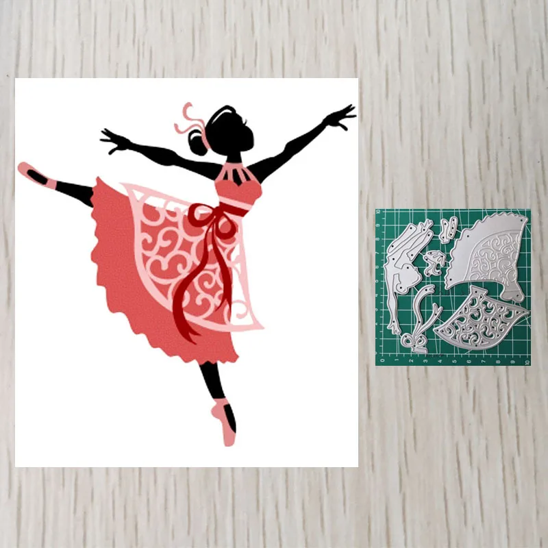 Металлические Вырубные штампы Танцующие женщины для скрапбукинга новинка 2020