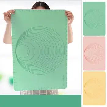 

Large Size Non_Stick Silicone Baking Mat Reusable Baking Mat Cake Pastry Mat Non Stick Surface witNon Stick Surface with Measure