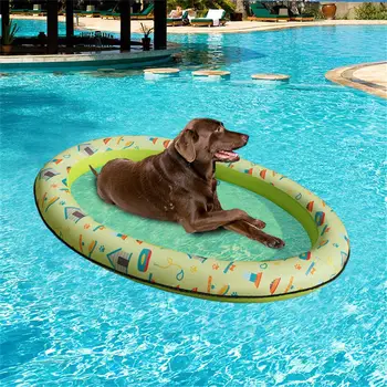 

Dog Pool Float Pet Hammock Float Swimming Pool Float Hammock Inflatable Hammock Spring Summer Swimming Ring Dog Swimming Pool
