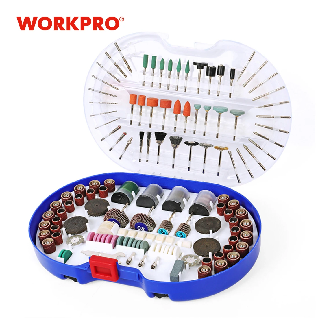 WORKPRO 276PCS Rotary Tool Accessories for Dremel Mini Drill Bit Set
