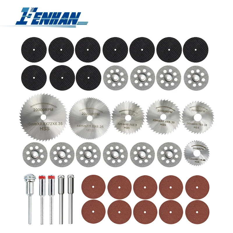 41PCS Circular Saw Blade for Dremel Rotary Tool HSS Saw Blads Metal Cut
