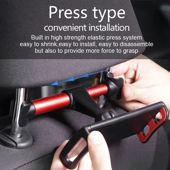 

Fashion mobile phone car rear bracket Multifunctional car rear pillow entertainment tablet computer bracket