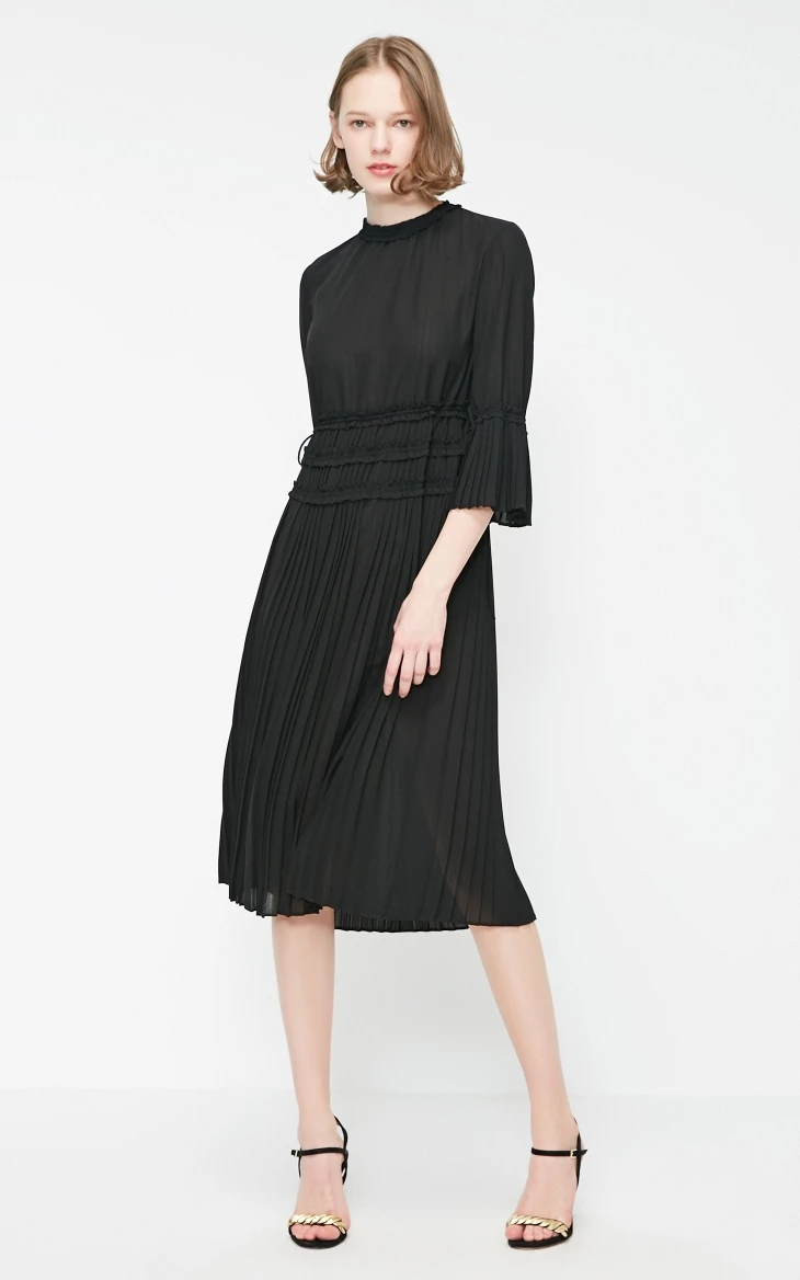 Vero Moda женское платье со шнуровкой и рукавами 3/4 | 31917C556
