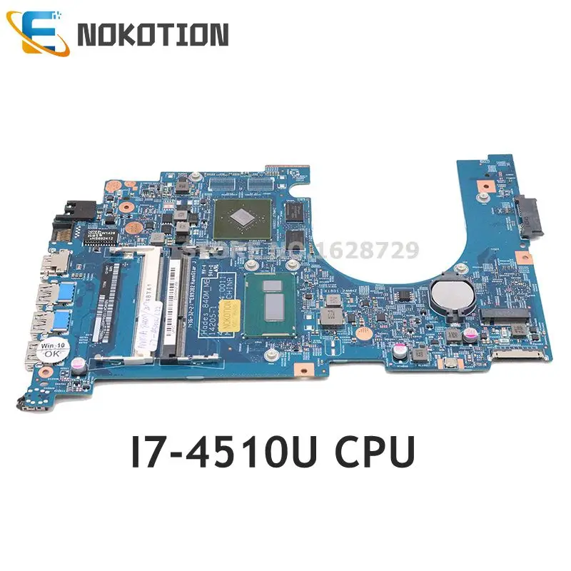 price reduction  NOKOTION NBMQK11004 NB.MQK11.004 14205-1 For Acer aspire VN7-571 VN7-571G laptop motherboard SR1EB 