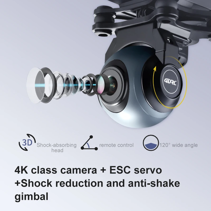 2021 NEW F5  Professional 4K HD wide-angle Camera Gimbal  Dron  Aerial Photography WIFI FPV GPS  RC Quadcopter Drones