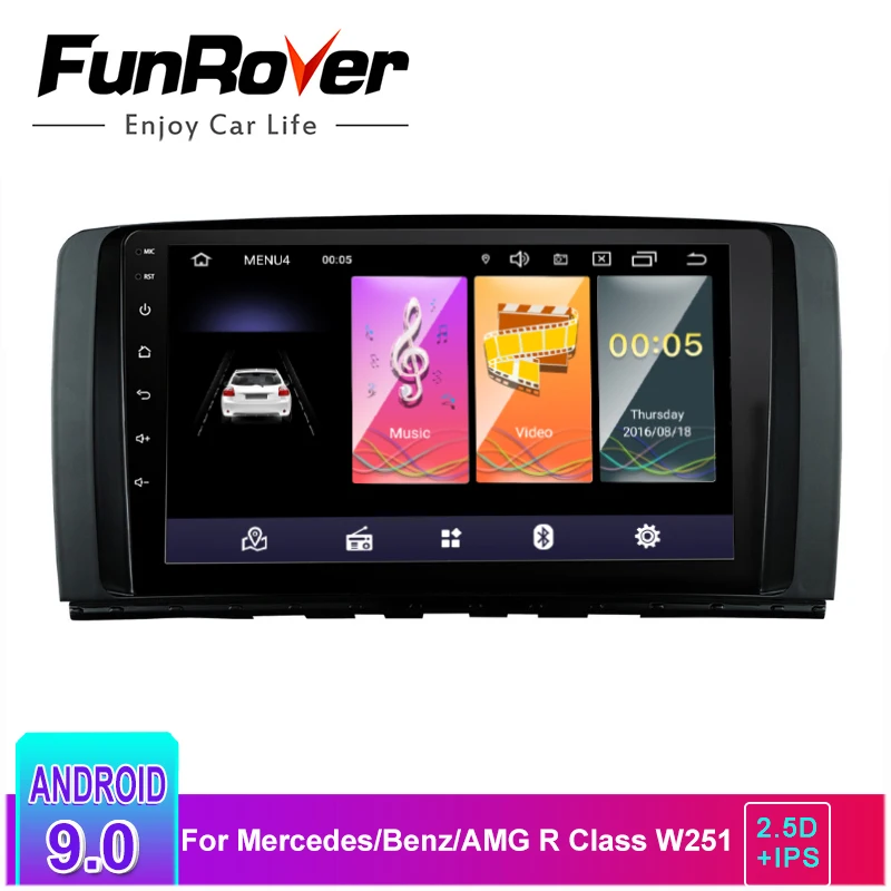 Discount Funrover 2.5D IPS android 9.0 car radio multimedia 2din car dvd player For Mercedes/Benz/AMG R Class W251 R280 R300 R350 R63 gps 0 Discount Funrover 2.5D IPS android 9.0 car radio multimedia 2din car dvd player For Mercedes/Benz/AMG R Class W251 R280 R300 R350 R63 gps 0