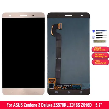 

Touch Screen For Asus Zenfone 3 Deluxe ZS570KL Z016S Z016D LCD Display Digitizer Assembly Replacement With Tools