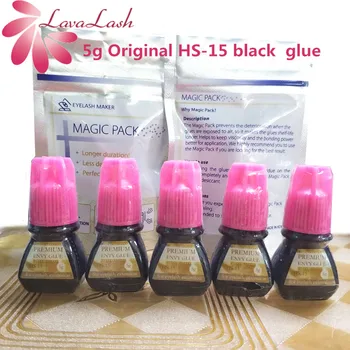 

5 bottles ELITE PREMIUM Glue 5ml Volume Adhesive HS-15 Glue Eyelash Extensions Fast Dry 0.5-1S Retention 7-8 weeks lash tools