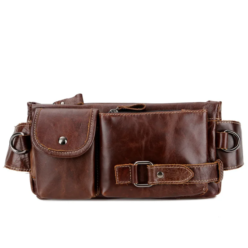 

Wallet Men's Multi-functional Men Outdoor Natural Leather Wear-Resistant Waterproof Leather Mobile Phone Bag Business Wallet Lea
