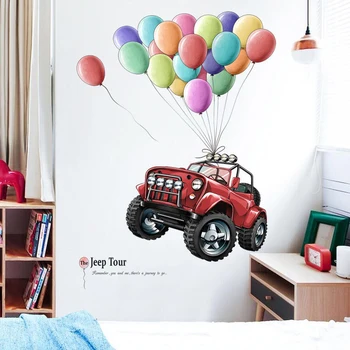 

Creative wall sticker off-road car poster stickers bedroom decor home decor wall decor self-adhesive sticker room decoration