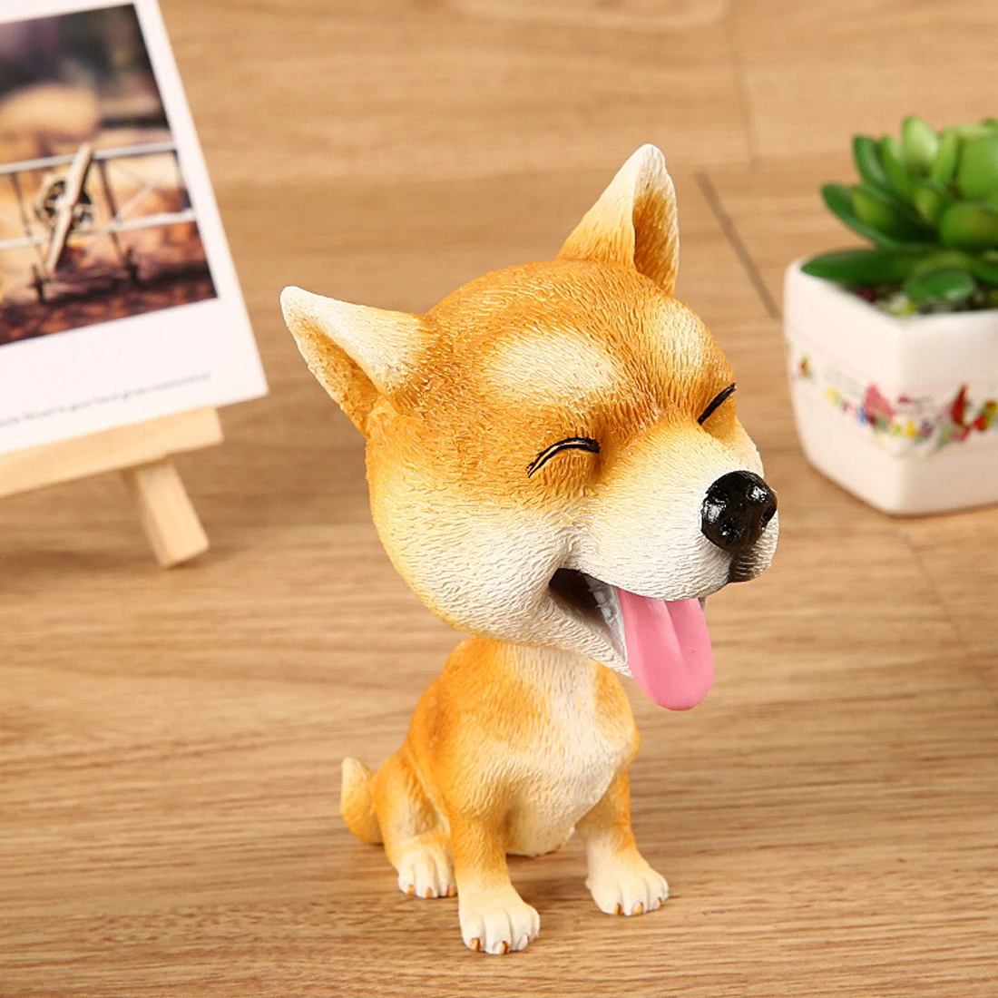 Кивающая собака забавная встряхившая голова игрушки Симпатичные Bobblehead куклы-щенки качели автомобиля украшения дома авто Декор интерьера автомобиля игрушки для приборной панели