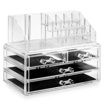 

Home Fake Nail Box Painting Embroidery Box 28 Slots 5D Cross Stitch Kit Tools Accessories Acrylic Makeup Tool Storage Case