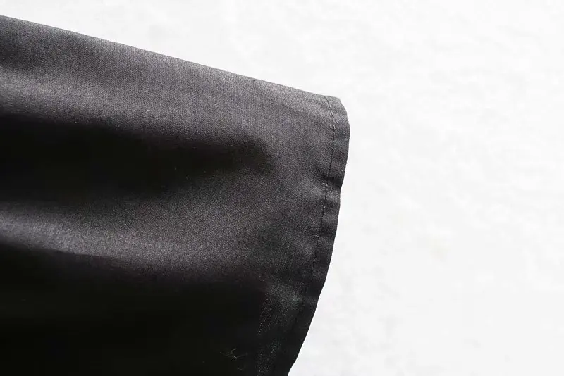 Винтажная Милая Черная Женская толстовка с оборками, модные женские пуловеры с круглым вырезом и длинным рукавом, шикарные топы
