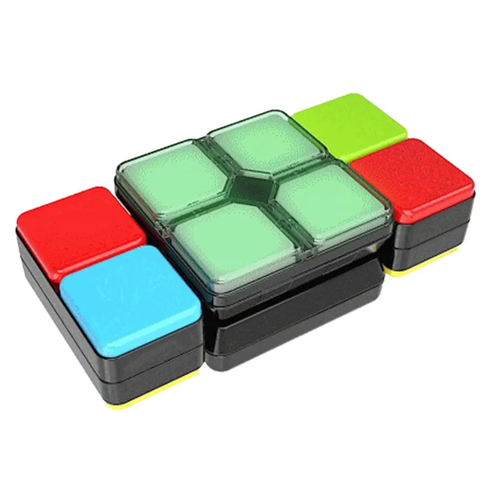 

Changeable Smart Puzzle Cube Challenge with LED Light Electronic Magic Cube Toys for Children Antistress Cube Puzzle