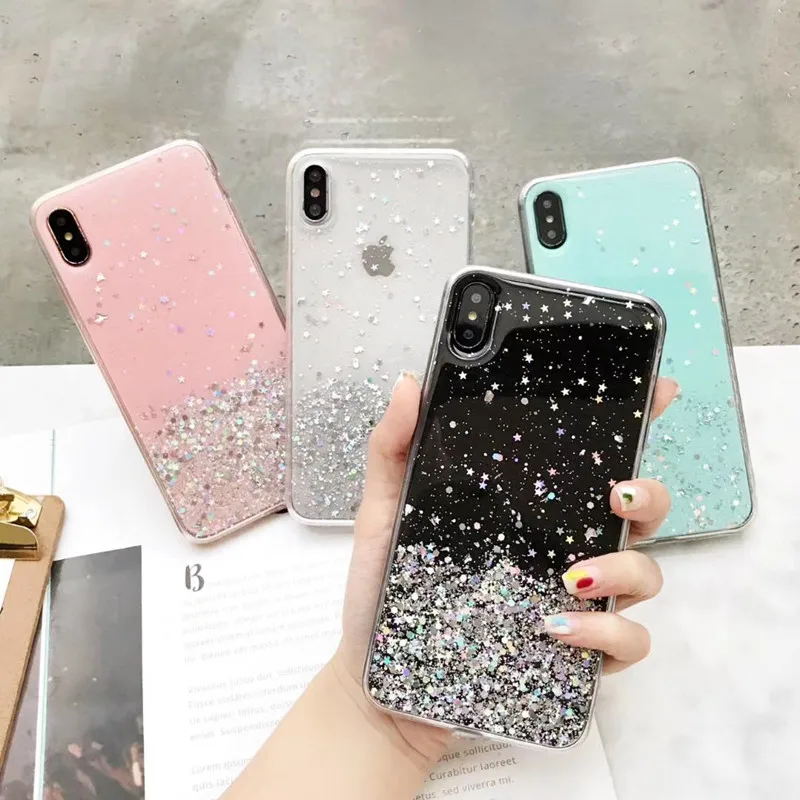 Роскошный чехол для телефона с изображением звездного неба IPhone 7 8 Plus X XS XR 11 Pro MAX