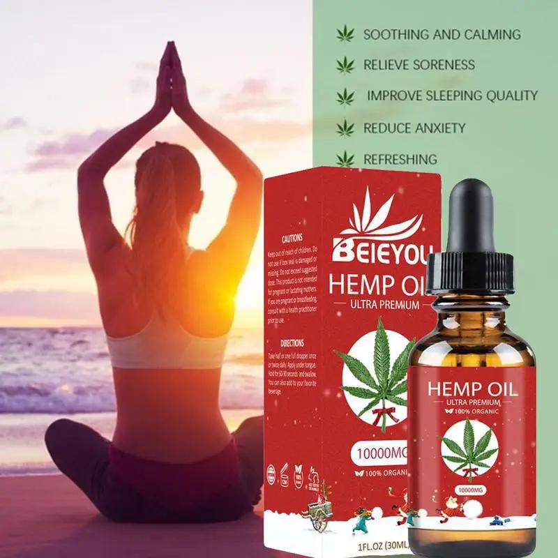 30ml100% органическое масло конопли CBD 10000 мг Биоактивные Семена Конопли экстракт