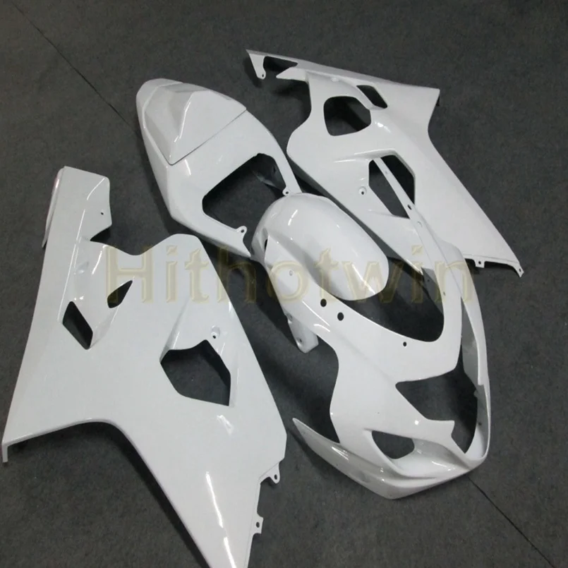 Пользовательский капот мотоцикла для GSX-R600750 2004-2005 K4 ABS пластик обтекатель инъекции плесень синий белый - Цвет: V