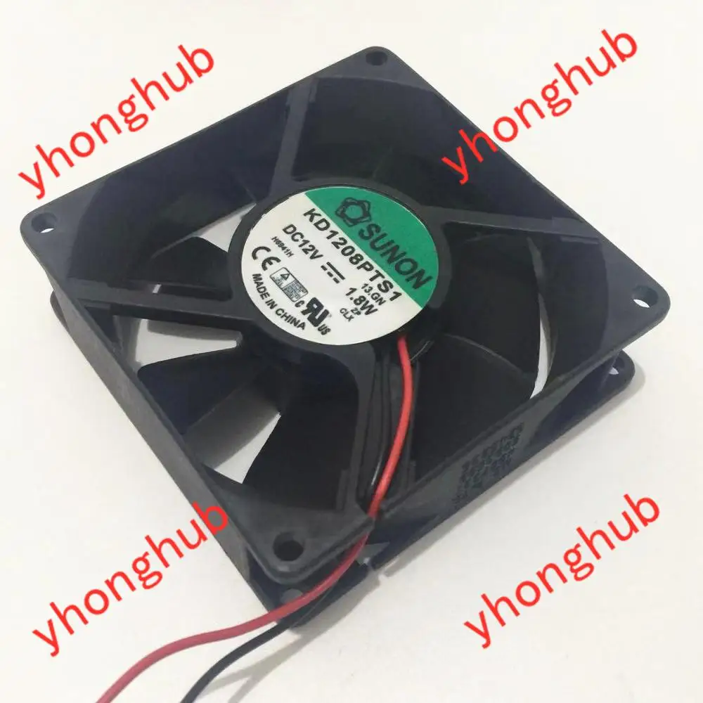 SUNON KD1208PTS1 13.GN DC 12V 1.8W 2-wire 80x80x25mm Server Cooling Fan | Компьютеры и офис