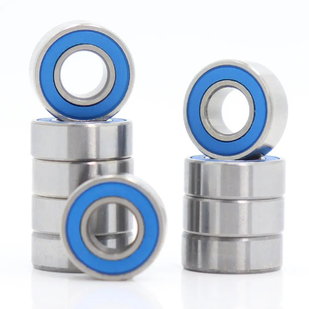 5x11x4 mm MR115RS ABEC3 Miniature MR115-2RS Ball Bearings Blue Sealed MR115 2RS L1150D Bearing 10pcs ball bearings metal shielded ball bearings