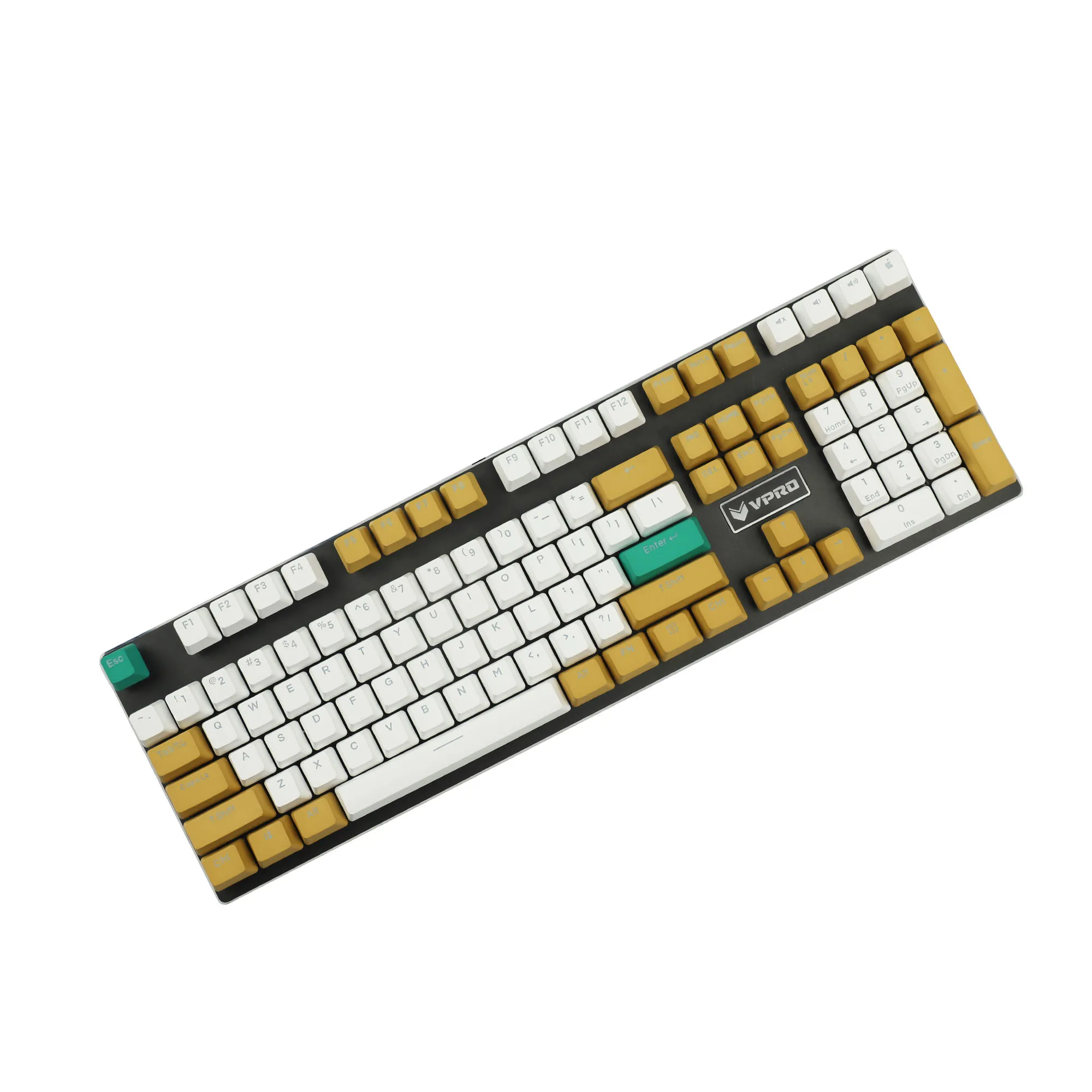 Ymdk-azul e Branco Duplo Tiro Backlit Keycaps 108 122 Pbt Oem Perfil Keycap para Switches mx Teclado Mecânico - Imagem 6