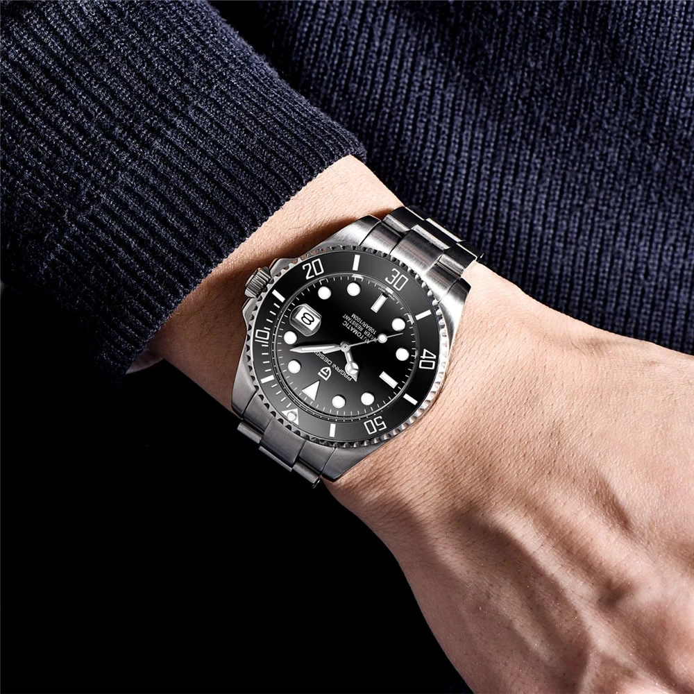PAGANI DESIGN Top Brand Automatic Watch Luxury Sapphire Glass Mechanical Wristwatch Sports Stainless Steel Waterproof Men Watch 4