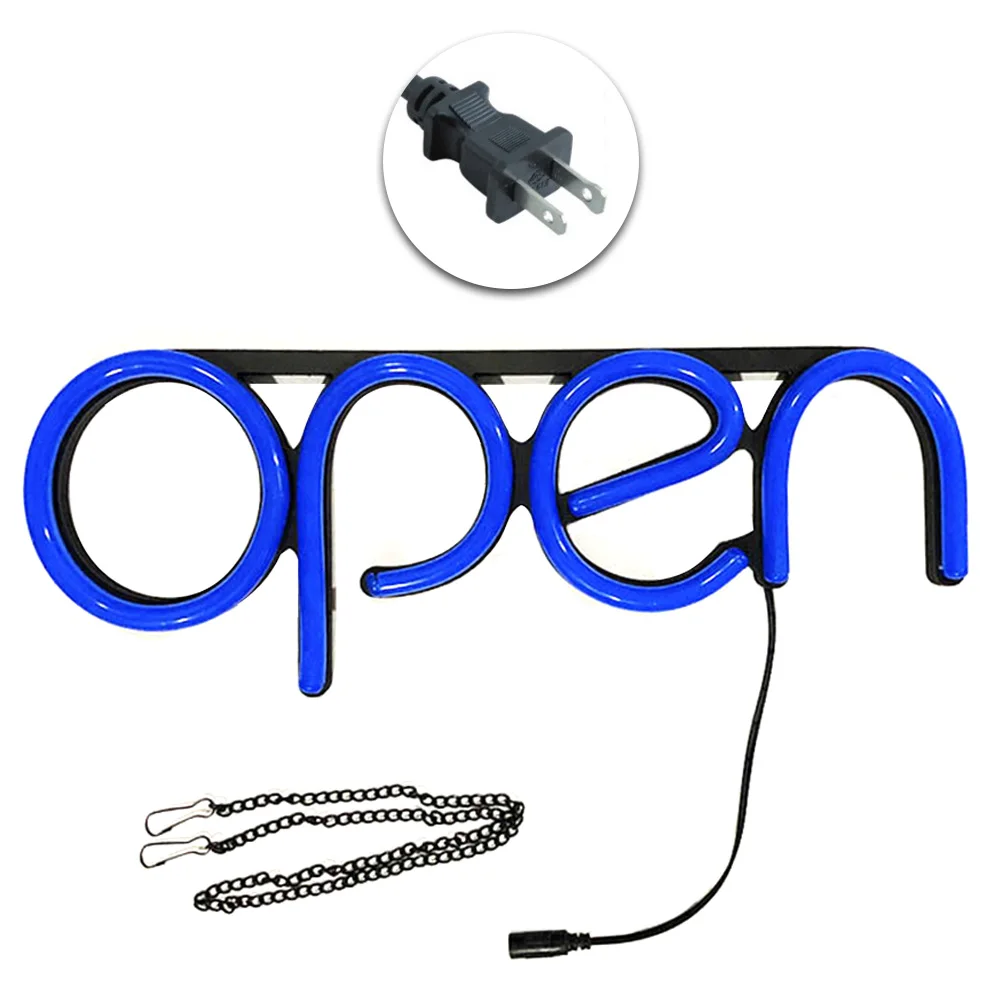 

Visual Restaurant Door Neon Light Led Bar Sign Lamp Decorative Open Window Displaying Hanging Chain Store Wall Ultra Bright