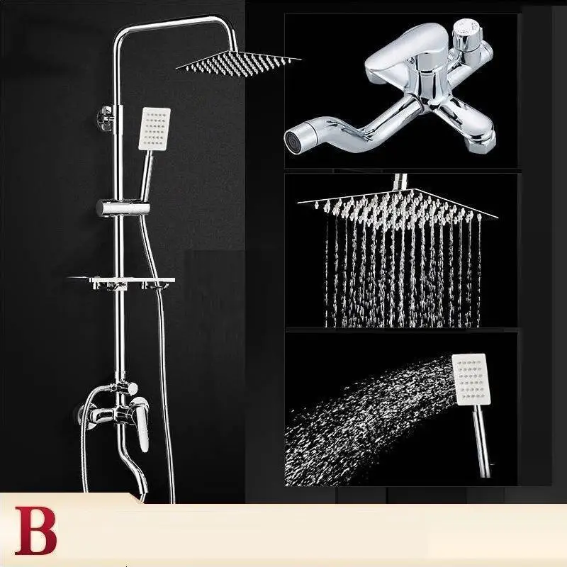Piscina Salle Bain Doccia Duschset Torneira Lavabo Conjunto De Regadera Do Banheiro Ducha Chuveiro Douche Душевая система для ванной комнаты