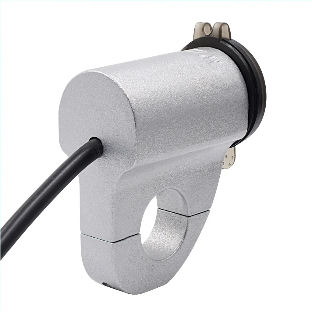 Металлический мотоцикл 12V SAE к USB зарядное устройство с переключатель вольтметра для мобильного телефона gps