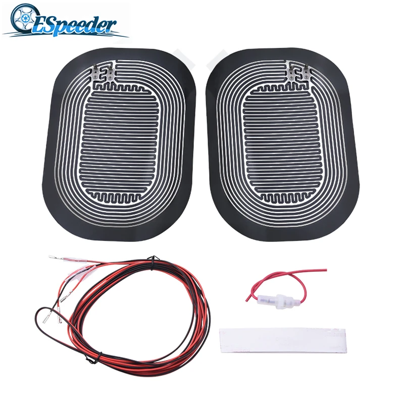Speedwow Universal Dc 12v Car Mirror Heated Pad Side Mirror Glass Heat