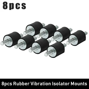 

8pcs/ Kit M5x10mm Studs Rubber Shock Absorber Anti Vibration Isolator Mounts US