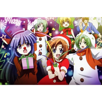 

Custom When They Cry Poster Wall For Living Room Art Poster Decoration Silk Fabric Bright Smooth No Frame Morden Print Wall