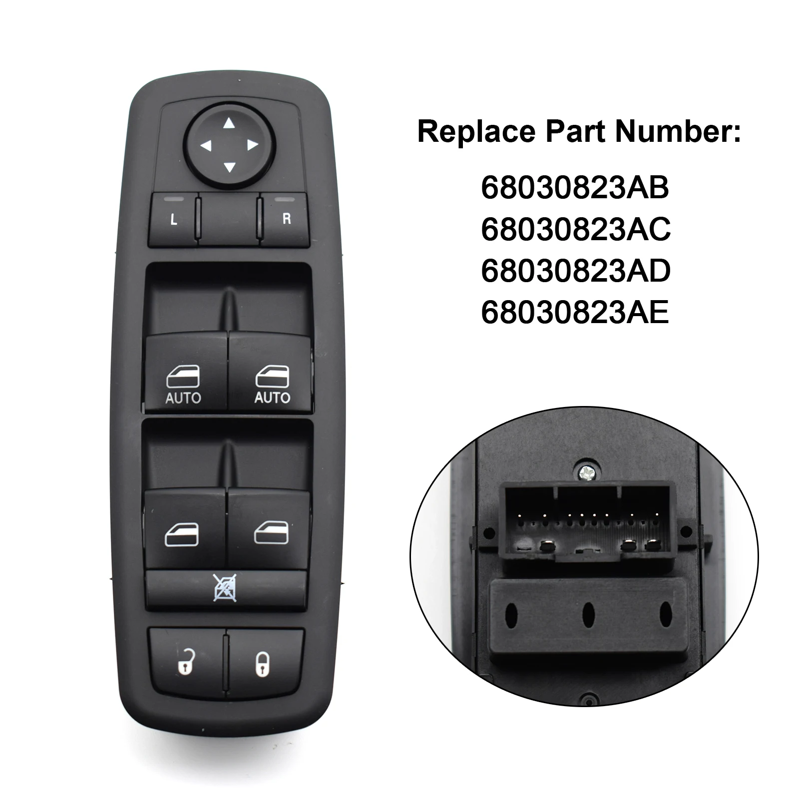 

68030823AC 68030823AD 68030823AE Power Master Window Switch For Dodge Durango Jeep Grand Cherokee 2011 2012 2013 Car Accessories