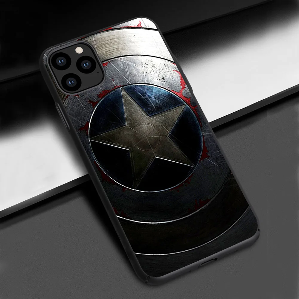 Капитан Америка для iPhone 11 Pro максимальный чехол для корпуса iPhone 6S SE 6 7 8 Plus XS Max XR чехол для телефона iPhone 7 8 Plus - Цвет: 18