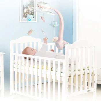 

Baby Musical Rattles Bed Bell Toy Crib Mobile Rotating Rattles Remote Control Music Box Toy Newborn Baby Early Education Toy New