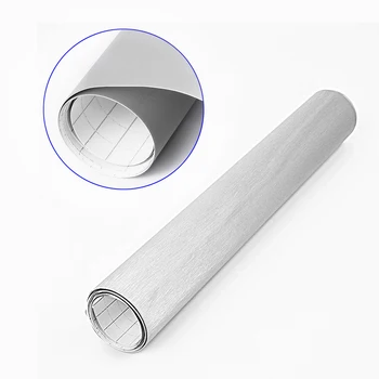 

12 X 60inch Car Metallic Matte Brushed Steel Vinyl Wrap Sticker Silver Decal New