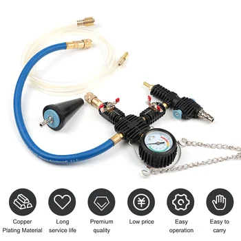 

Auto Coolant Vacuum Kit Cooling System Radiator Set Refill and Purging Tool Universal for automotive cooling systems leak test