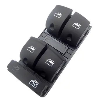 

Master Power Window Switch For AUDI A3 A6 S6 C6 Allroad Q7 RS6 4F0959851F Black