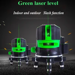 High Precision 360° Roating Self-Leveling Level Meter Laser Guide Strong Visible Horizontal Vertical Cross Green Laser Lines