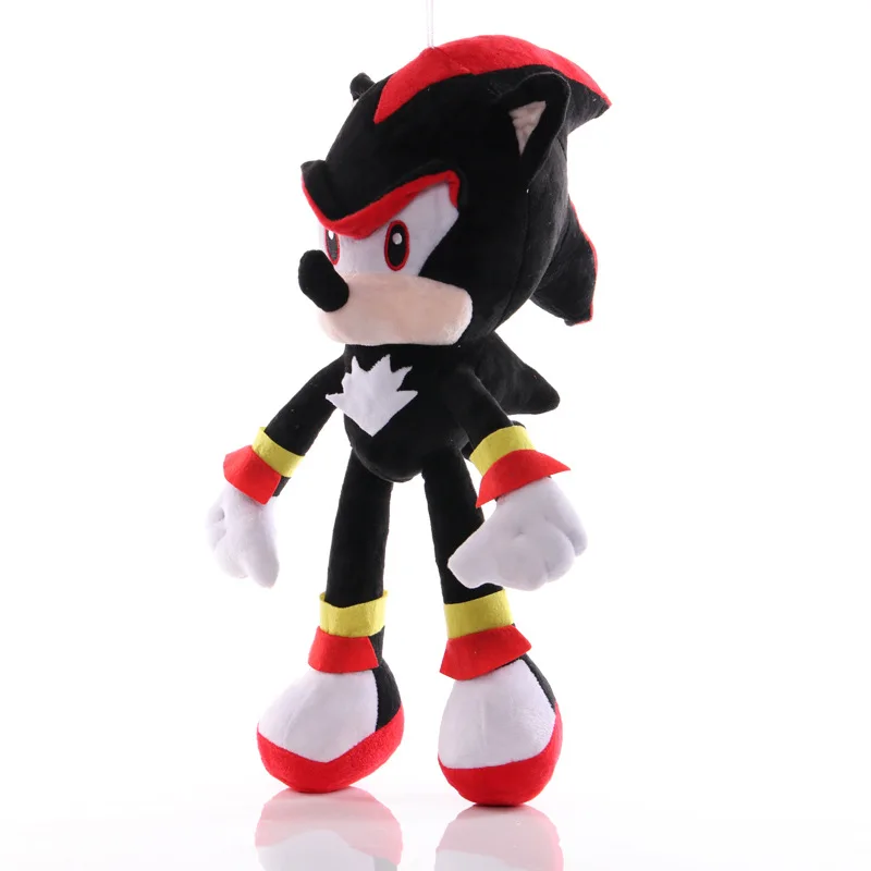30cm Sonic Plush Toys Doll Black Blue Shadow Sonic Plush PP Cotton Soft Stuffed Toy for Kids Children Birthday Gifts