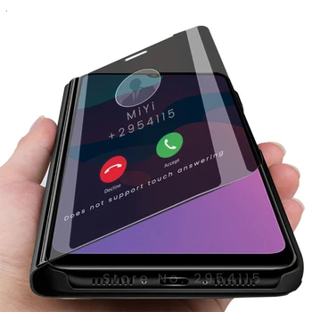 

case honor 9 a case smart mirror flip cover for huawei honor 9a 2020 funas honor9a stand book coque xonor a9 moa-lx9n 6.3''