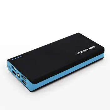 

Power Bank Shell Case with LED Flashlight Powered By 6x 18650 Batteries 4 USB Ports 5V 2A Power Bank Charger Case DIY Kits