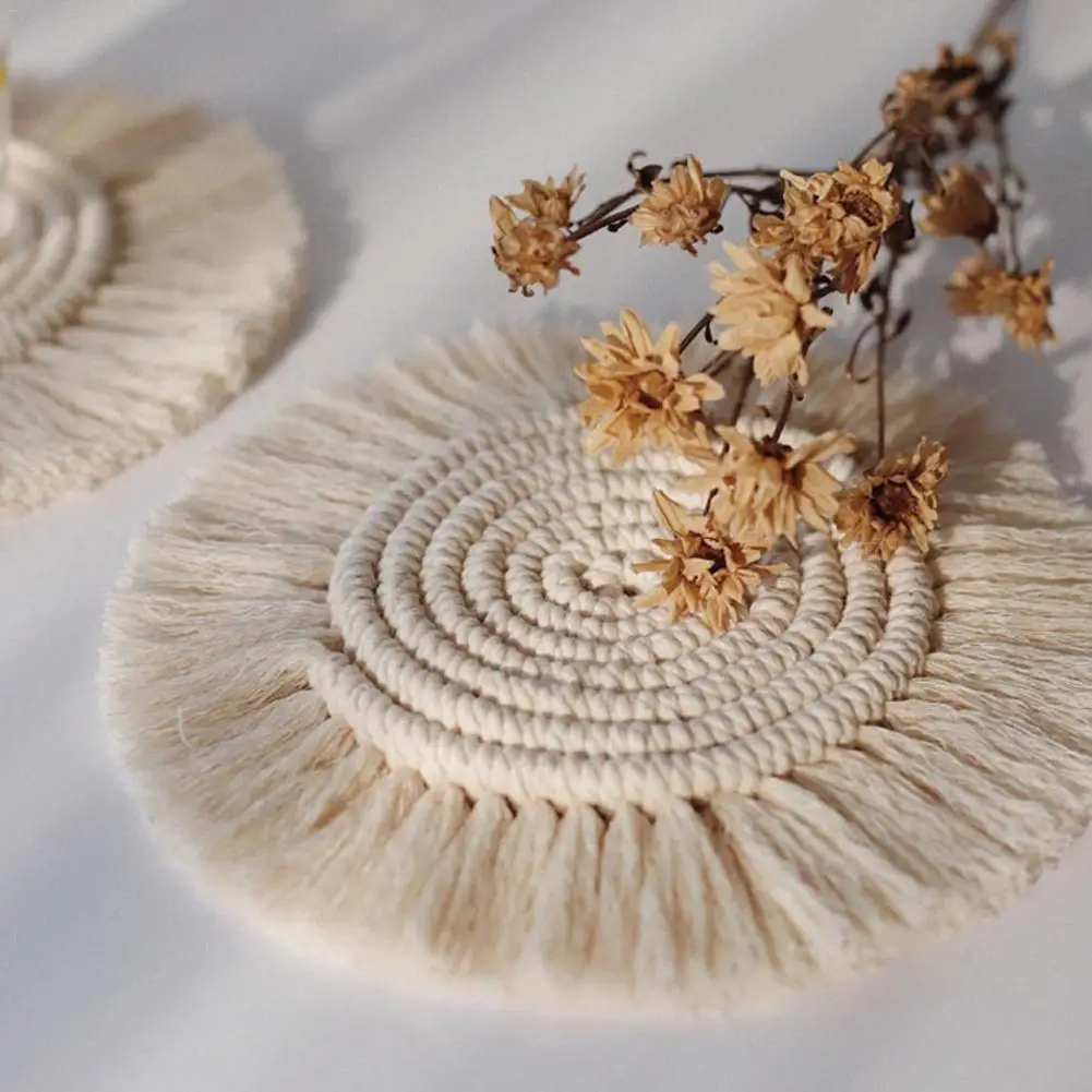 Подставка под чашку для макраме подставка горку в Северном Европейском стиле