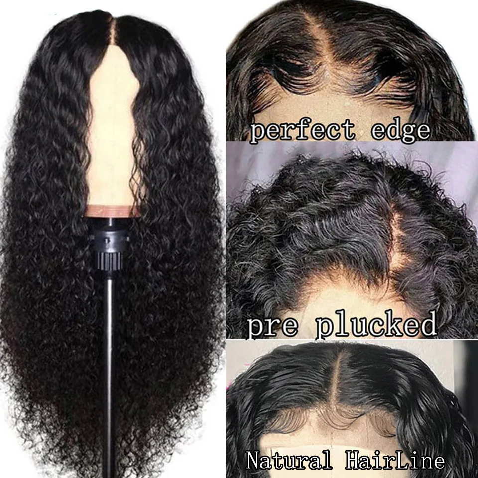 Парик из вьющихся человеческих волос Maxine Hair вьющиеся кружевные передние парики