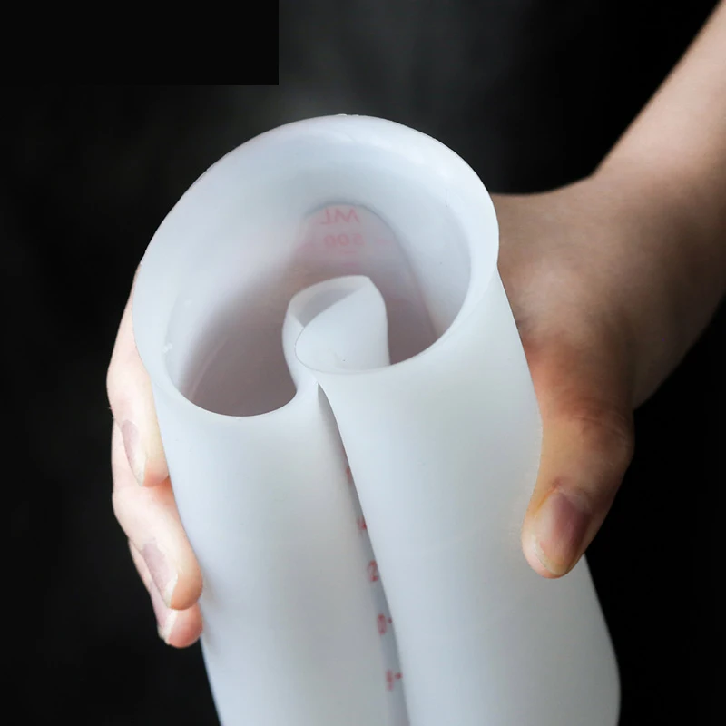 Силиконовая измерительная чашка для выпекания визуальные весы Чашка 500 мл 250